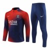 Paris Saint-Germain Quarter Zip Sweatshirts Anzüge Suit 2023-24 Rote Für Herren